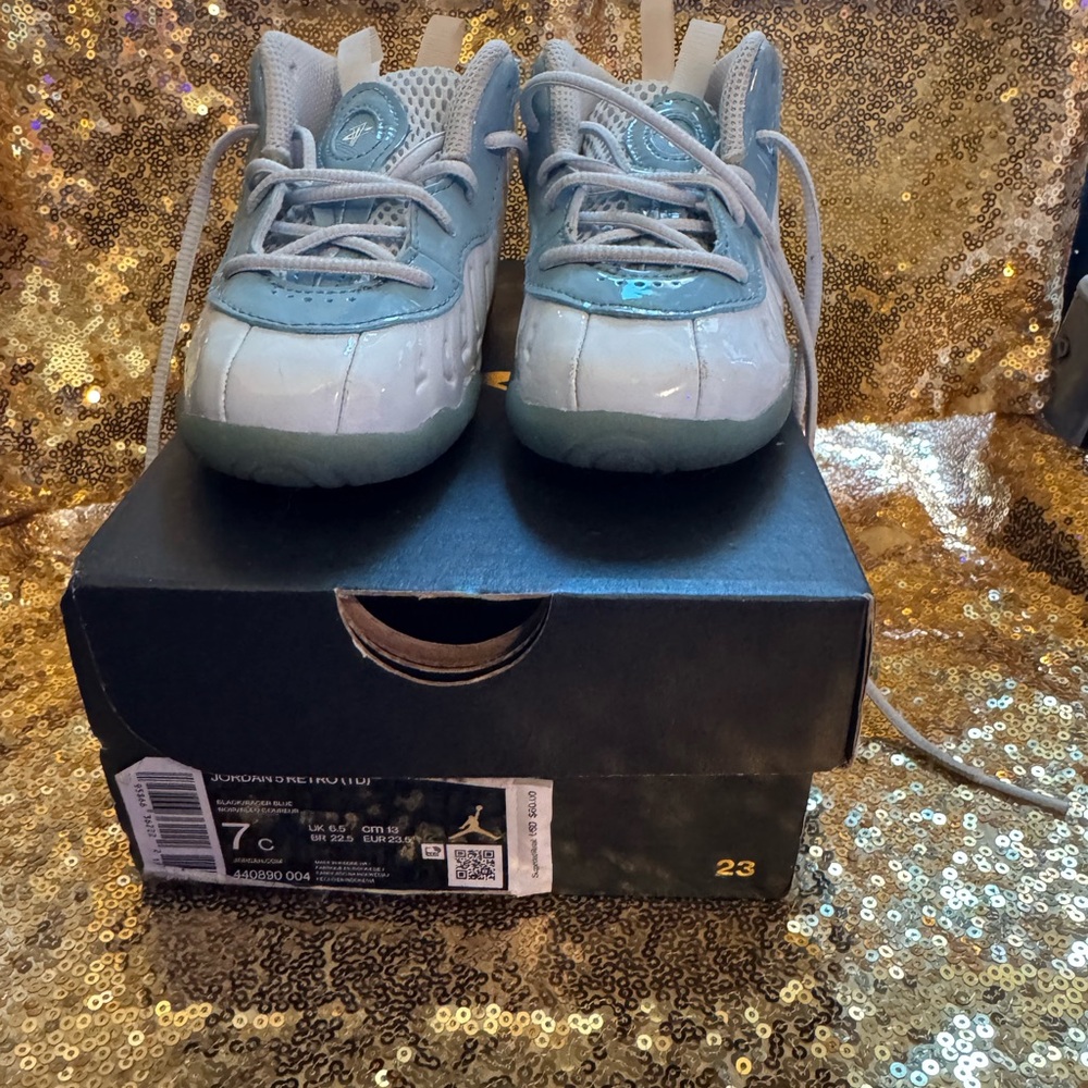 Kids Blue Nike Shoes